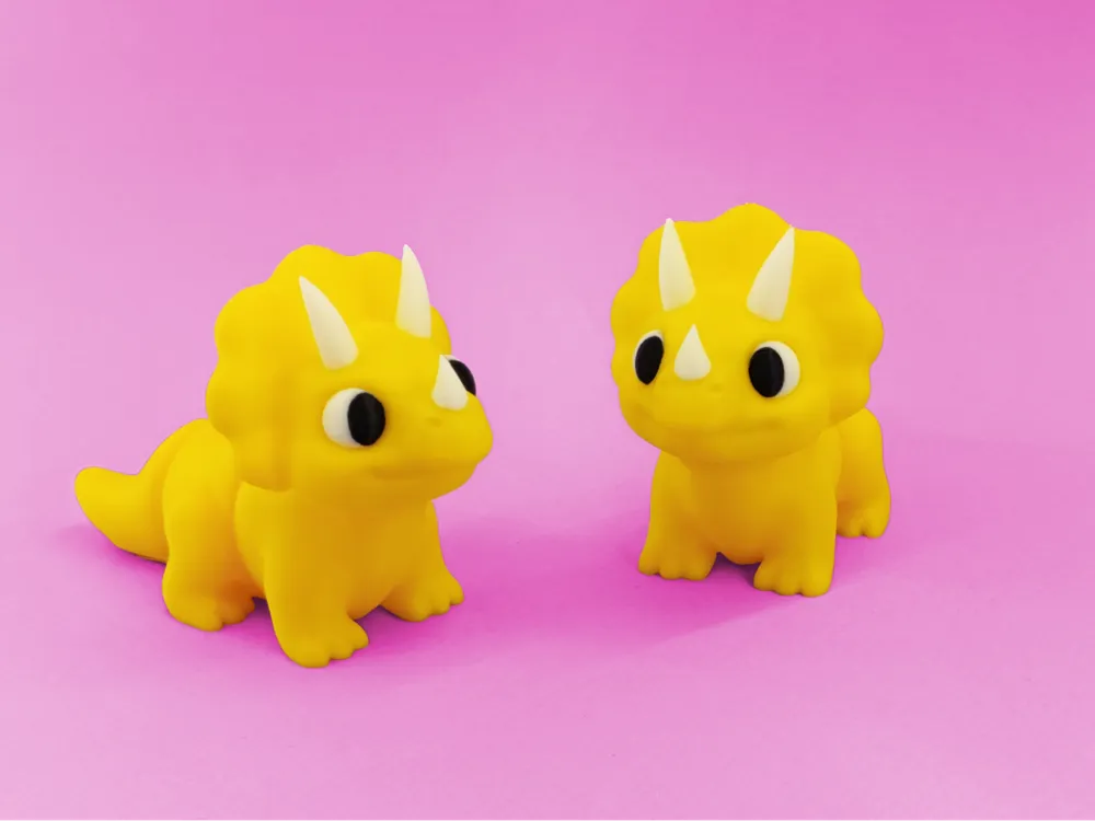 Flexi Triceratops – Horned, Adorable
