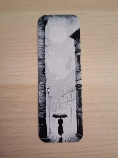 Girl and Moon - Bookmark